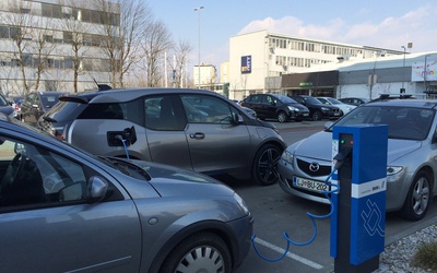 EVlink BMW 2x22kW T2 RFID za javno parkirišče
